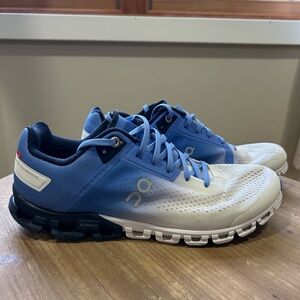 Size 8 - Like new, too big for me! Super comfortable and stylish color
